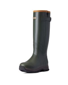 Ariat  Burford Insulated Zip Rubber Boot Olive Damen