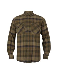 Härkila Asmund Langarmhemd Beech green check