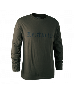 DEERHUNTER  Logo T-Shirt mit langen Ärmeln