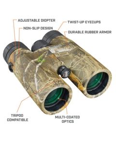 18141042RB Powerview 10x42 Realtree edge Bone collector, roof Verrekijker