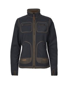 Härkila Kamko fleecejacke Lady Willow green/Deep well purple