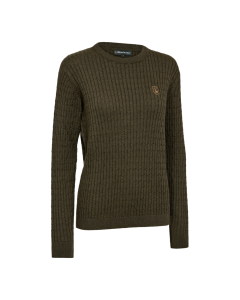 8120 Deerhunter Lady Harrington Zopfstrickpullover
