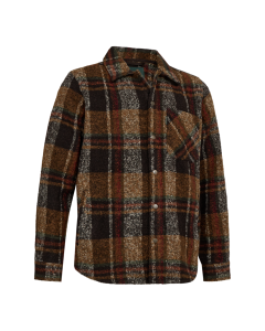 8708-58708 Deerhunter Wilder Overshirt Brown Check