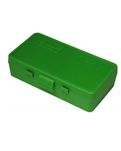 24P50-45-10 MTM Case Gard Ammo Box 50 Round Flip-Top 40 10mm 45 ACP Green