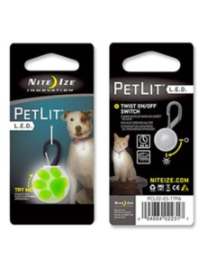 Nite Ize Petlit Paw Halsbandlamp Groen