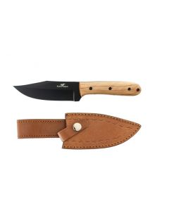 Black Eagle Bushcraft Messer Olive 24cm