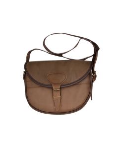 Patronen- Jagdtasche aus robustem Rindleder