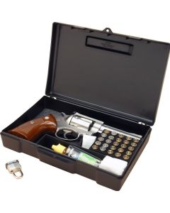 24804-40 Pistolen-/Handfeuerwaffen-Langzeit-Aufbewahrungsbox 4" Revolver schwarz